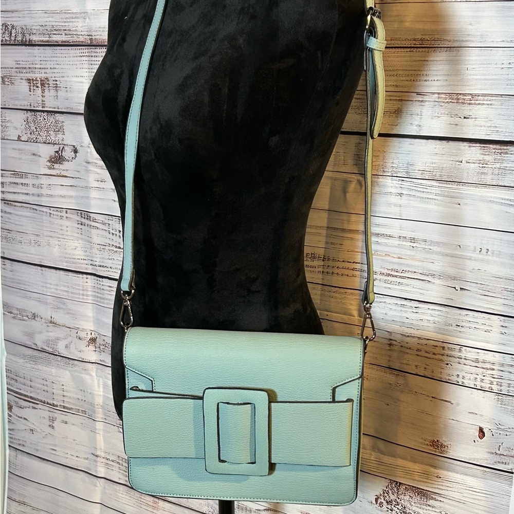 Source Unknown Light Blue Crossbody Bag
